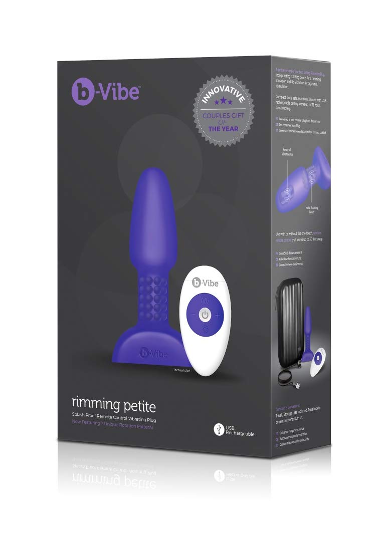 B-Vibe Rimming Petite Purple