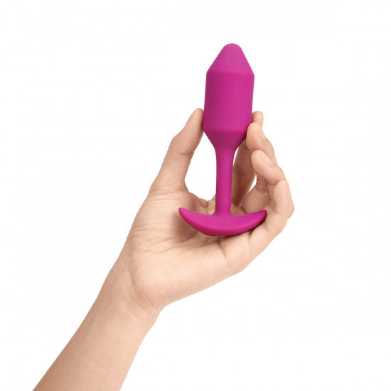 B-Vibe Snug Plug Vibrating Rose Medium