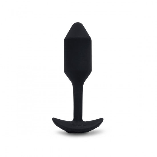 B-Vibe Snug Plug Vibrating Black Medium