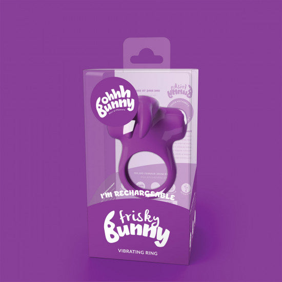 VeDO FRISKY BUNNY Ring Purple Rechargeable